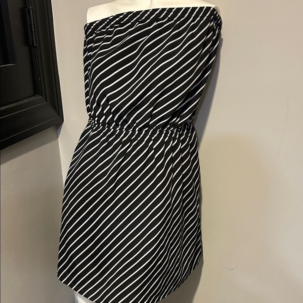 Express Monochrome Striped dress